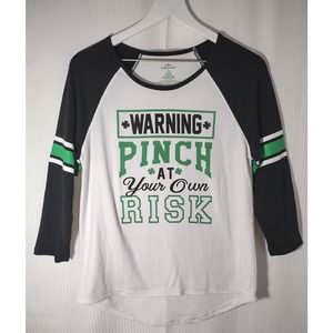 Women's St. Patrick's Day Long Sleeve Shirt Size Medium